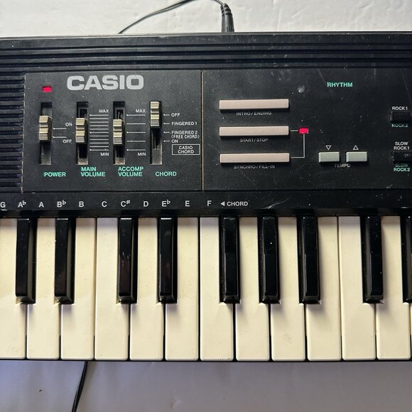 Casio Casiotone MT-140 Black Vintage Keyboard Working Battery Operated Tested! - Picture 16 of 16